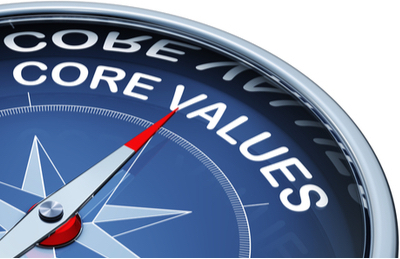 Values based organizational culture